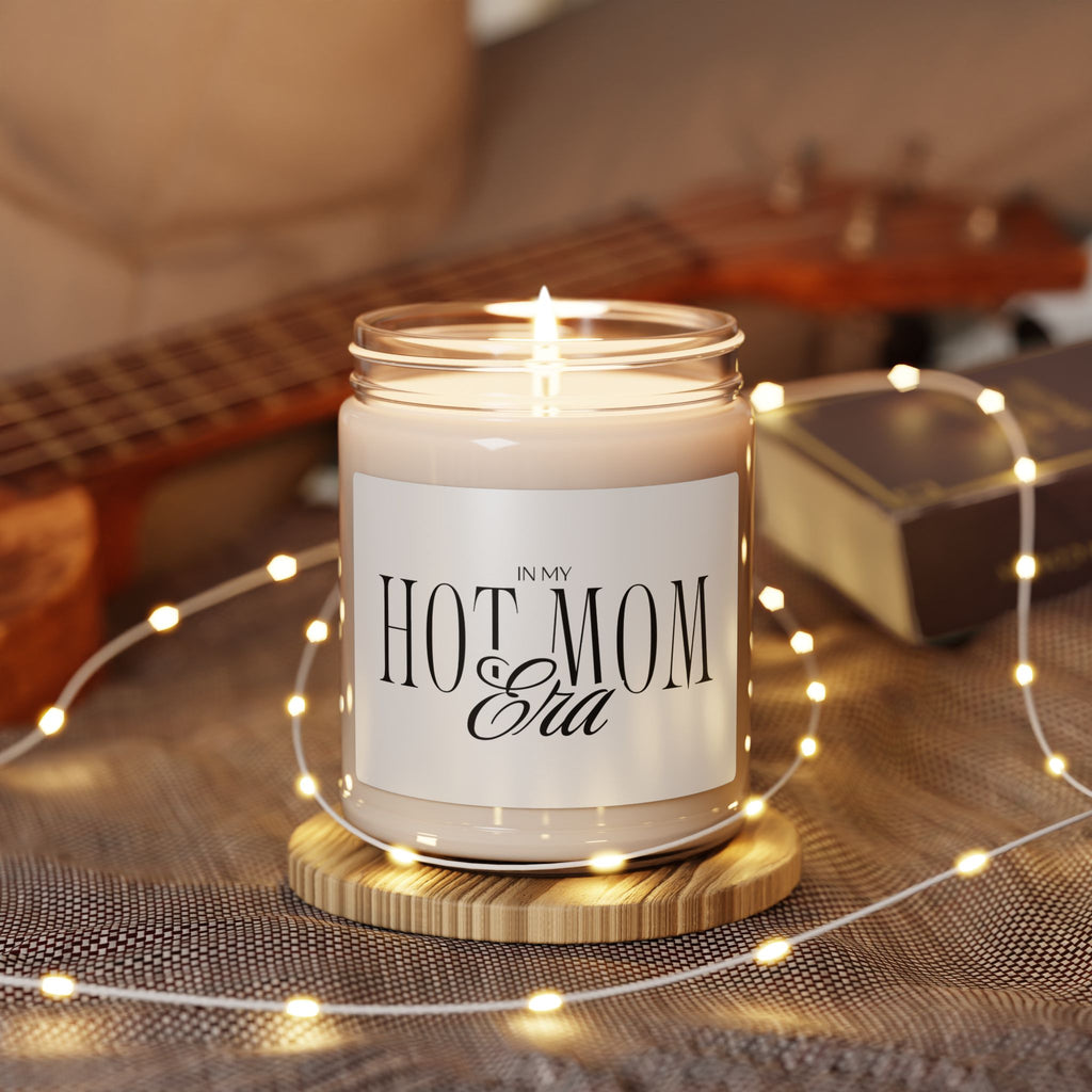 Hot Mom Era Scented Soy Candle — 9oz Jar (Funny Mom Gift)