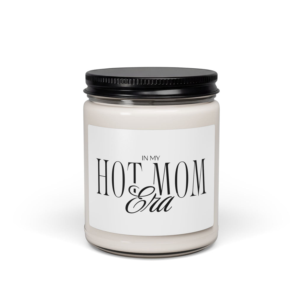 Hot Mom Era Scented Soy Candle — 9oz Jar (Funny Mom Gift)