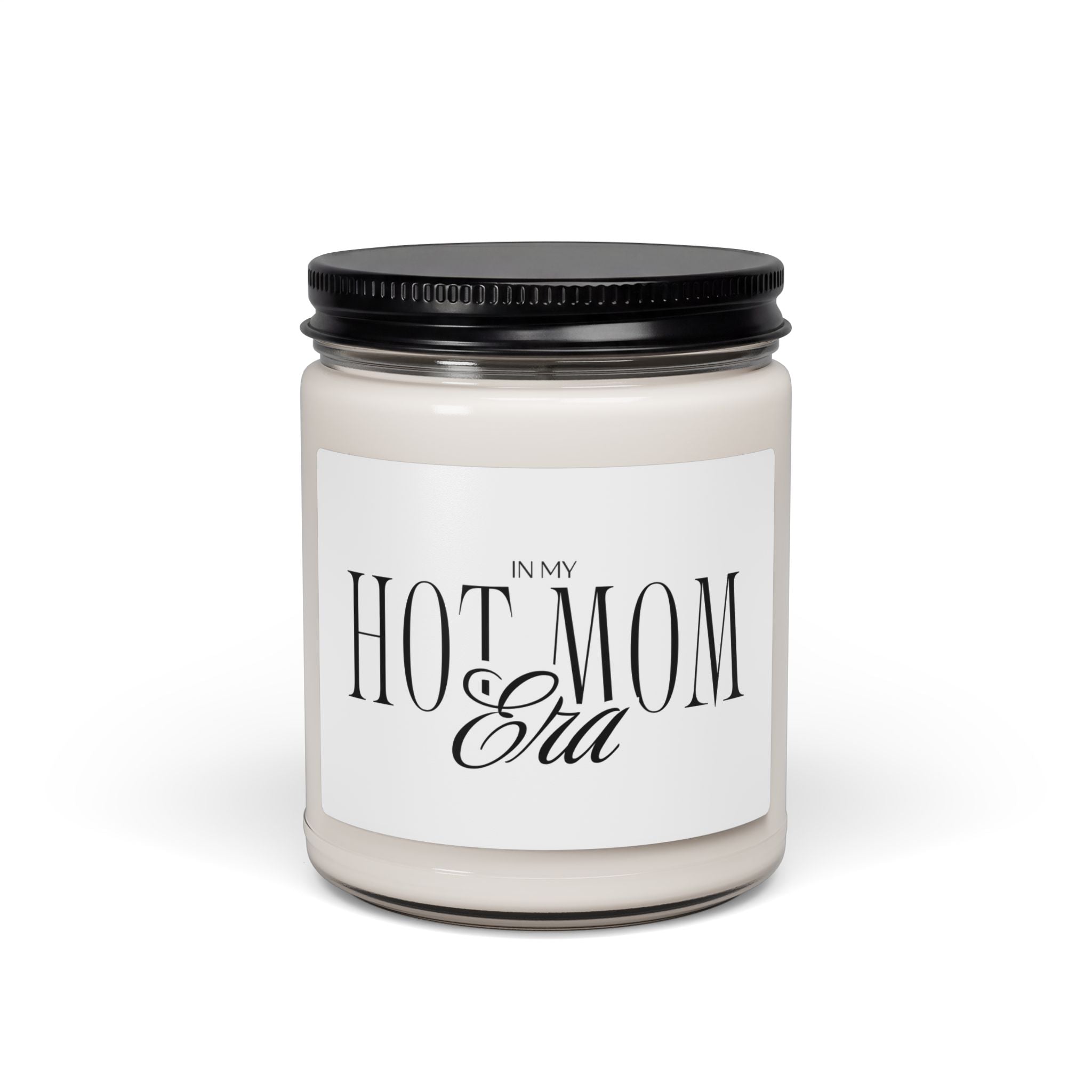 Hot Mom Era Scented Soy Candle — 9oz Jar (Funny Mom Gift)